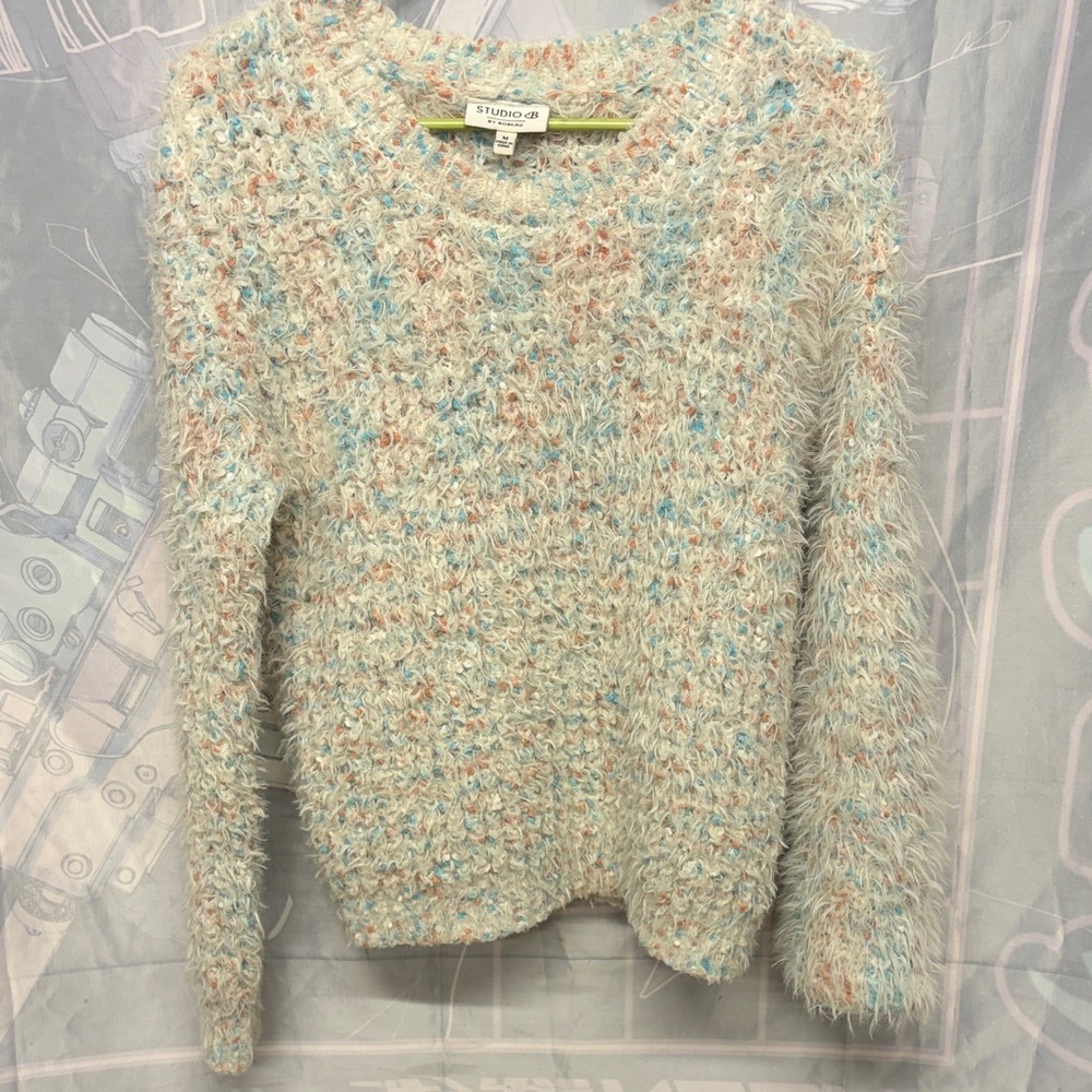 Studio B Textured Multicolor Sweater
